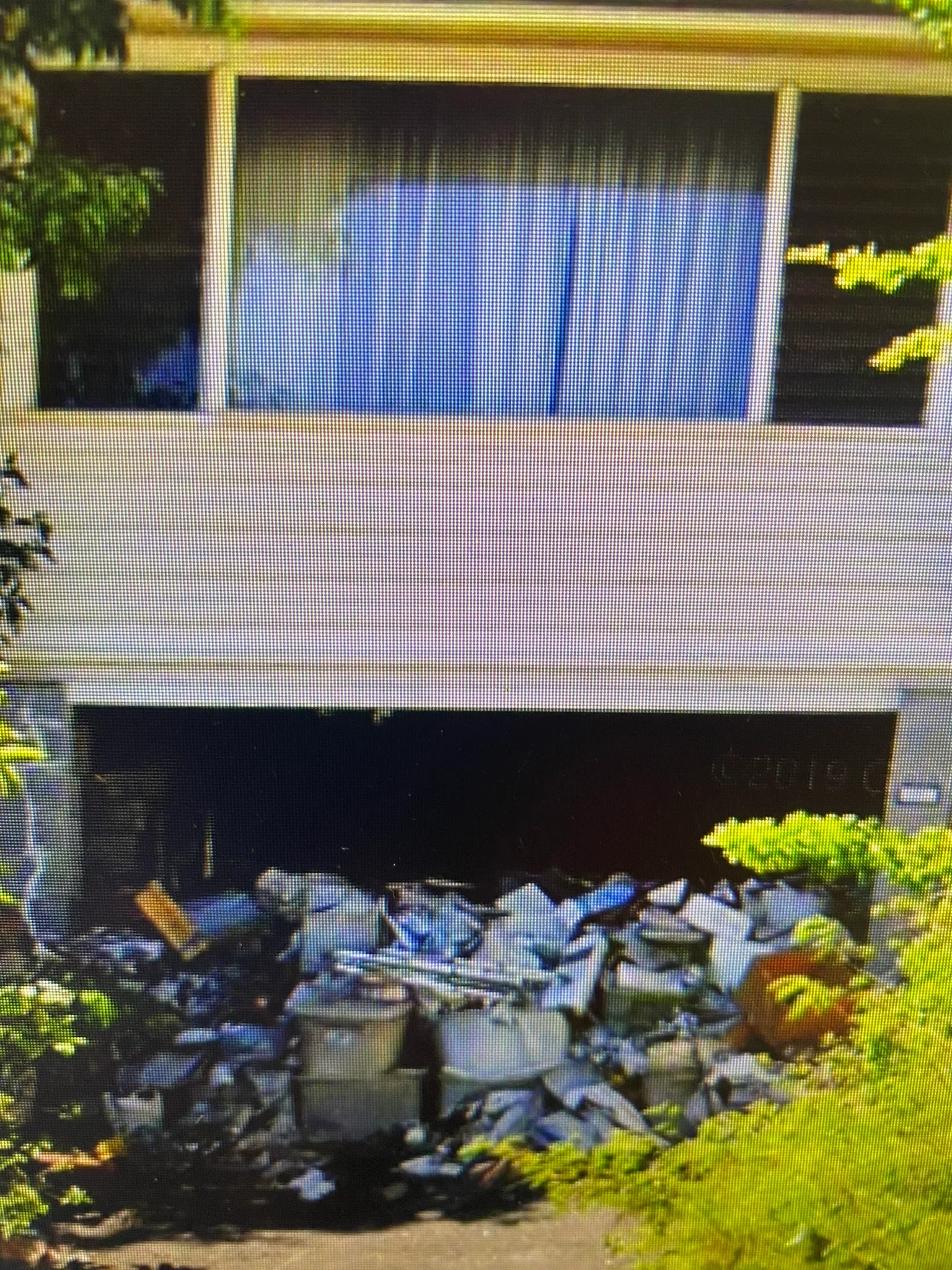 Garbage at the job site